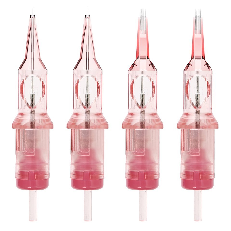 Eldobható sterilizált professzionális 7RL tetoválás tűk patronja